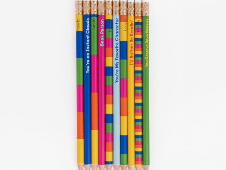 Write On Pencil Set - Rather Be Readin  Supply