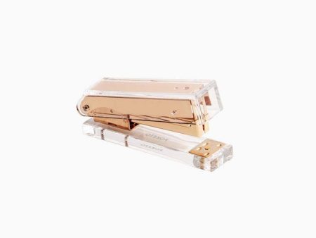 Gold Acrylic Stapler Fashion