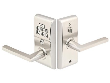 Emtek E2220HLORH Strm Gate Function , Modern Keypd Lever Set , Helios Lever RH For Discount