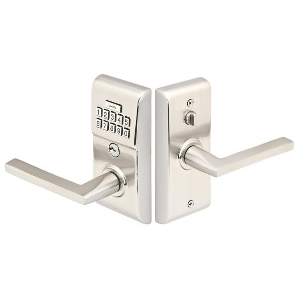 Emtek E2220HLORH Strm Gate Function , Modern Keypd Lever Set , Helios Lever RH For Discount